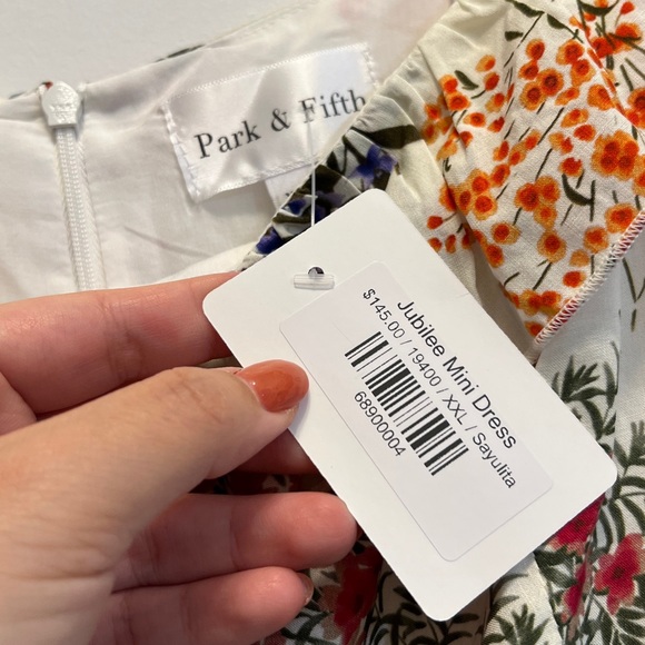 🇨🇦made Park & Fifth Jubilee Mini Dress US 14 XXL [with tag] never worn - Picture 3 of 7